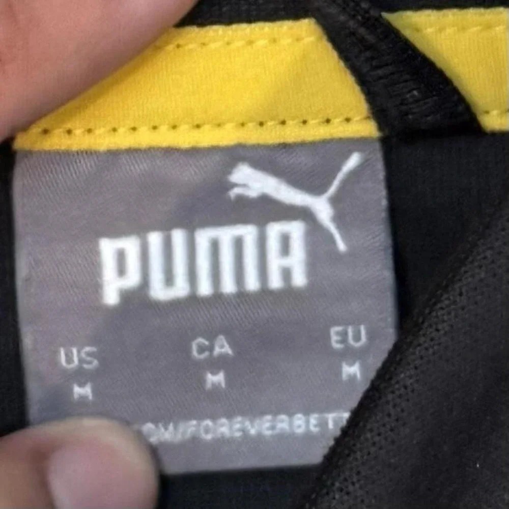 Puma Porsche Black Turbo Track Jacket Men's Size Medium Sportswear Full Zip SDS